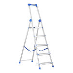 Drabina jednostronna 5 stopniowa aluminiowa Wide Step LEMAR 020205 - 8