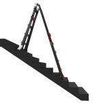 Drabina przegubowa 4x5 stopni aluminiowa Velocity Black Pro Little Giant ALTREX 503945 - 13