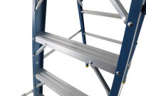 Drabina magazynowa, podest roboczy 8 stopniowa z włókna szklanego Fiber Tech Pro Gate LEMAR 013208 - 11
