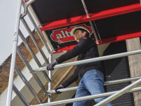 Rusztowania aluminiowe Altrex 4100-PLUS-0,90x2,45- wys.robocza:8,20m, wys.podestu:6,20m - 30