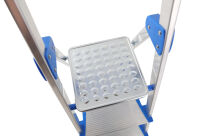 Drabina jednostronna 7 stopniowa aluminiowa Wide Step LEMAR 020207 - 18