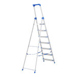 Drabina jednostronna 7 stopniowa aluminiowa Wide Step LEMAR 020207 - 6