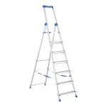 Drabina jednostronna 7 stopniowa aluminiowa Wide Step LEMAR 020207 - 8