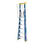 Drabina magazynowa, podest roboczy 6 stopniowa z włókna szklanego Fiber Tech Pro LEMAR 013106 - 3