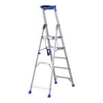 Drabina jednostronna 5 stopniowa aluminiowa Pro Step LEMAR 020305 - 6