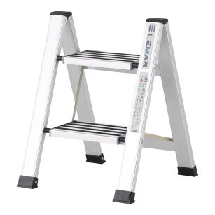 Drabina domowa 2 stopniowa aluminiowa Slim Space-X LEMAR 040202