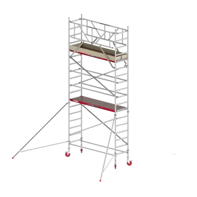 Rusztowania aluminiowe Altrex 4100 PLUS NOWA NORMA-0,90x1,85- wys.robocza:6,20m, wys.podestu:4,20m