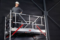 Rusztowania aluminiowe Altrex 5200-S NOWA NORMA-1,35x1,85- wys.robocza:9,20m, wys.podestu:7,20m - 24