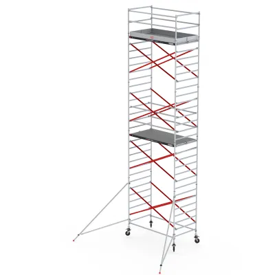 Rusztowania aluminiowe Altrex 5200-1,35x1,85- wys.robocza:10,20m, wys.podestu:8,20m