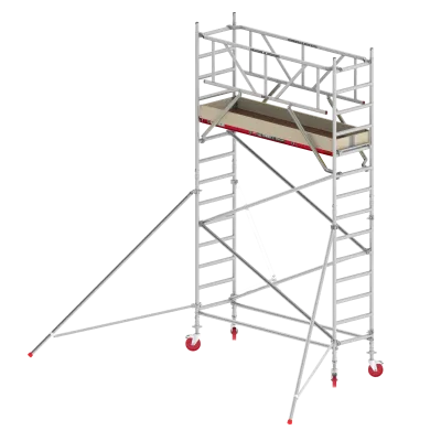 Rusztowania aluminiowe Altrex 4100 PLUS NOWA NORMA 0,90x2,45- wys.robocza:5,20m, wys.podestu:3,20m