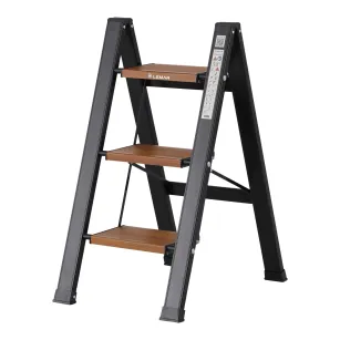 Drabina domowa 3 stopniowa aluminiowa Slim Space-X LEMAR 041203