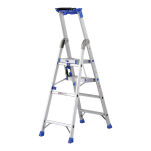 Drabina jednostronna 4 stopniowa aluminiowa Pro Step LEMAR 020304 - 6