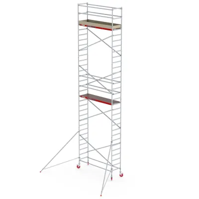 Rusztowania aluminiowe Altrex 4100-0,75x1,85- wys.robocza:10,20m, wys.podestu:8,20m