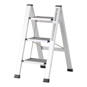 Drabina domowa 3 stopniowa aluminiowa Slim Space-X LEMAR 040203