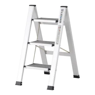Drabina domowa 3 stopniowa aluminiowa Slim Space-X LEMAR 040203