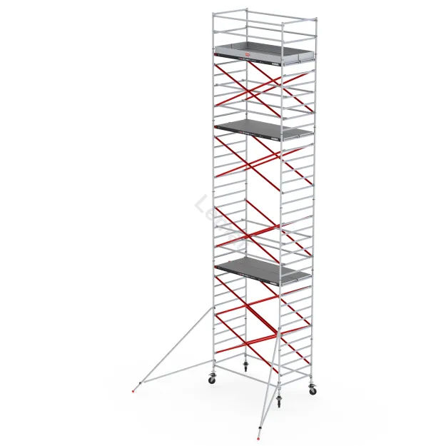 Rusztowania aluminiowe Altrex 5200-1,35x2,45- wys.robocza:11,20m, wys.podestu:9,20m