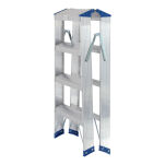 Drabina dwustronna 4 stopniowa aluminiowa Big Step LEMAR 023104 - 3