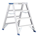 Drabina dwustronna 4 stopniowa aluminiowa Big Step LEMAR 023104 - 5