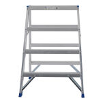 Drabina dwustronna 4 stopniowa aluminiowa Big Step LEMAR 023104 - 6