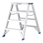 Drabina dwustronna 4 stopniowa aluminiowa Big Step LEMAR 023104 - 7