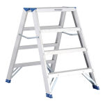 Drabina dwustronna 4 stopniowa aluminiowa Big Step LEMAR 023104 - 9