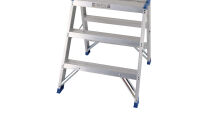 Drabina dwustronna 4 stopniowa aluminiowa Big Step LEMAR 023104 - 18
