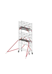 Rusztowania aluminiowe Altrex 5100-S NOWA NORMA-0,75x1,85- wys.robocza:6,20m, wys.podestu:4,20m