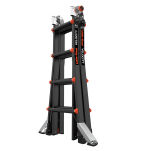 Drabina przegubowa 4x4 stopni aluminiowa Velocity Black Pro Little Giant ALTREX 503944 - 8