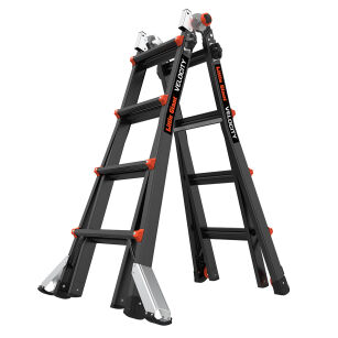 Drabina przegubowa 4x4 stopni aluminiowa Velocity Black Pro Little Giant ALTREX 503944