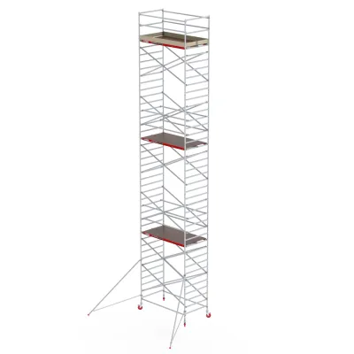 Rusztowania aluminiowe Altrex 4200-1,35x1,85- wys.robocza:13,20m, wys.podestu:11,20m