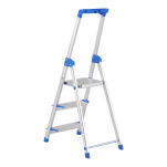 Drabina jednostronna 3 stopniowa aluminiowa Wide Step LEMAR 020203 - 4