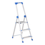Drabina jednostronna 3 stopniowa aluminiowa Wide Step LEMAR 020203 - 8