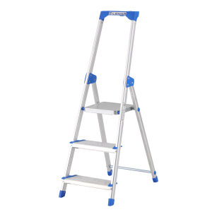 Drabina jednostronna 3 stopniowa aluminiowa Wide Step LEMAR 020203