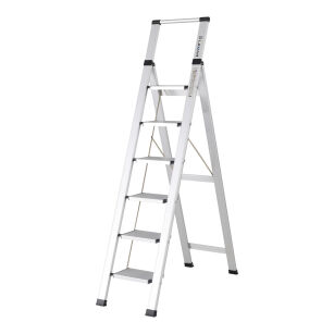 Drabina domowa 6 stopniowa aluminiowa Slim Space LEMAR 030106