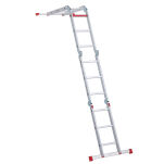 Drabina przegubowa 4x3 stopni + podest aluminiowa Plus ALTREX 503538 - 12