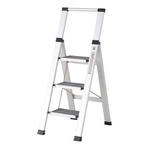 Drabina domowa 3 stopniowa aluminiowa Slim Space LEMAR 030203