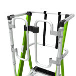 Drabina magazynowa 4 stopniowa z włókna szklanego Safety Cage Little Giant 19704EN - 14