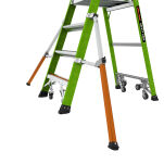Drabina magazynowa 4 stopniowa z włókna szklanego Safety Cage Little Giant 19704EN - 18