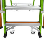 Drabina magazynowa 4 stopniowa z włókna szklanego Safety Cage Little Giant 19704EN - 22