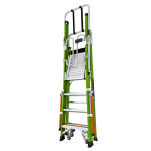 Drabina magazynowa 4 stopniowa z włókna szklanego Safety Cage Little Giant 19704EN - 7