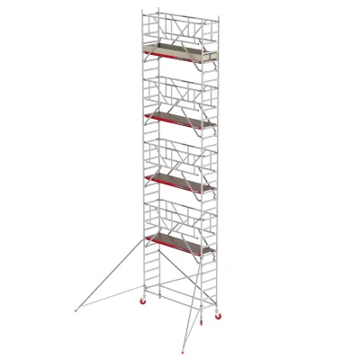 Rusztowania aluminiowe Altrex 4100-S PLUS NOWA NORMA-0,90x2,45- wys.robocza:10,20m, wys.podestu:8,20m