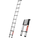 Drabina teleskopowa 1x9 stopni aluminiowa Eco Line TELESTEPS 20130-501 - 3