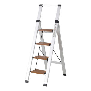 Drabina domowa 4 stopniowa aluminiowa Slim Space LEMAR 030304