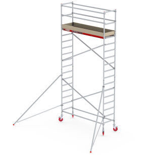 Rusztowania aluminiowe Altrex 4100-0,75 x2,45 - wys.robocza:6,20m, wys.podestu:4,20m