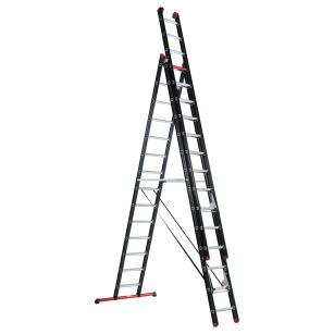 Drabina wielofunkcyjna 3x14 stopni aluminiowa Mounter - PROMOCJA 123614