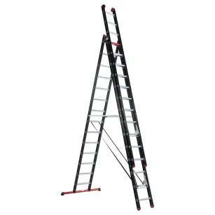 Drabina wielofunkcyjna 3x14 stopni aluminiowa Mounter - PROMOCJA 123614