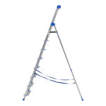 Drabina jednostronna 8 stopniowa aluminiowa Wide Step LEMAR 020208 - 3