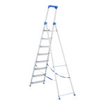 Drabina jednostronna 8 stopniowa aluminiowa Wide Step LEMAR 020208 - 4