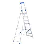 Drabina jednostronna 8 stopniowa aluminiowa Wide Step LEMAR 020208 - 6