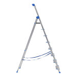 Drabina jednostronna 8 stopniowa aluminiowa Wide Step LEMAR 020208 - 7